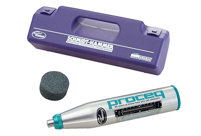 Schmidt hammer kit for hire